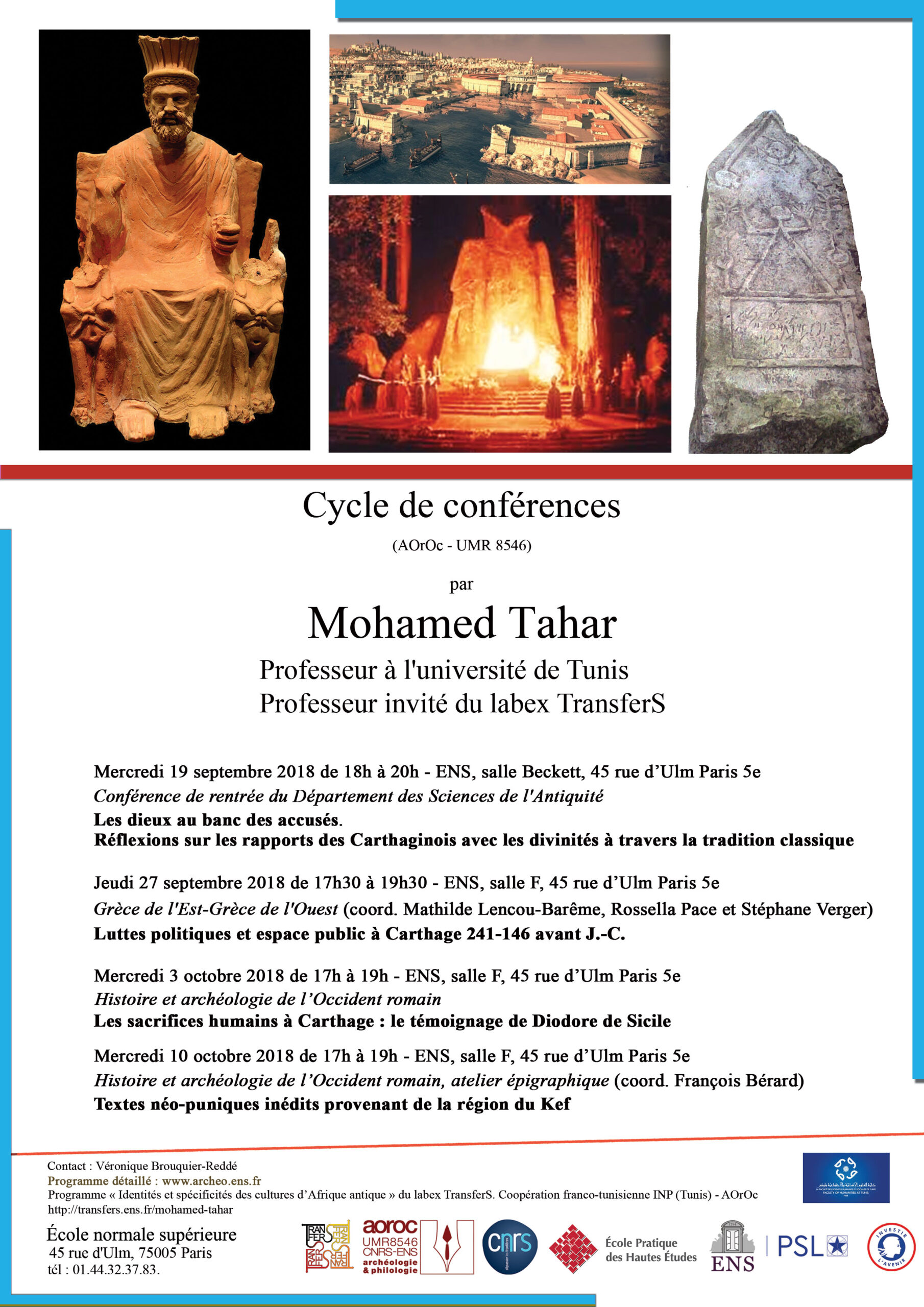 Cycle de conférences M. Tahar