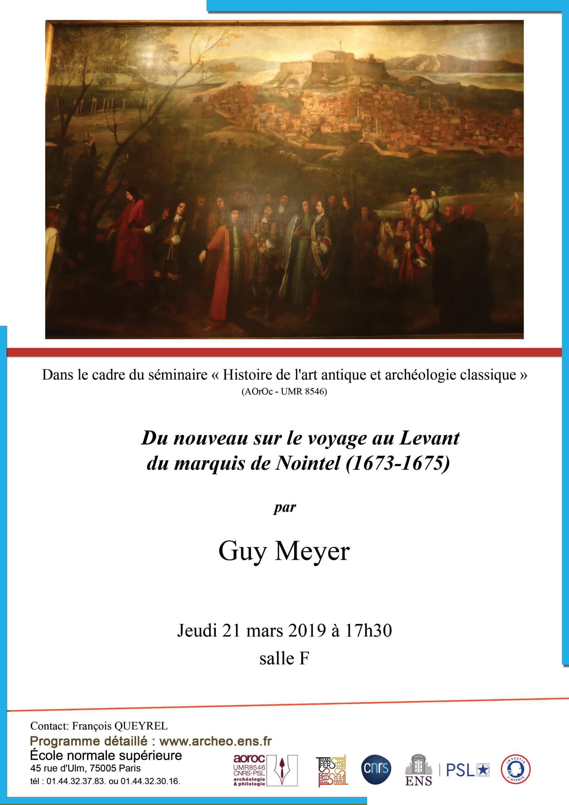 Séminaire Histoire de l'art antique 21 mars 2019