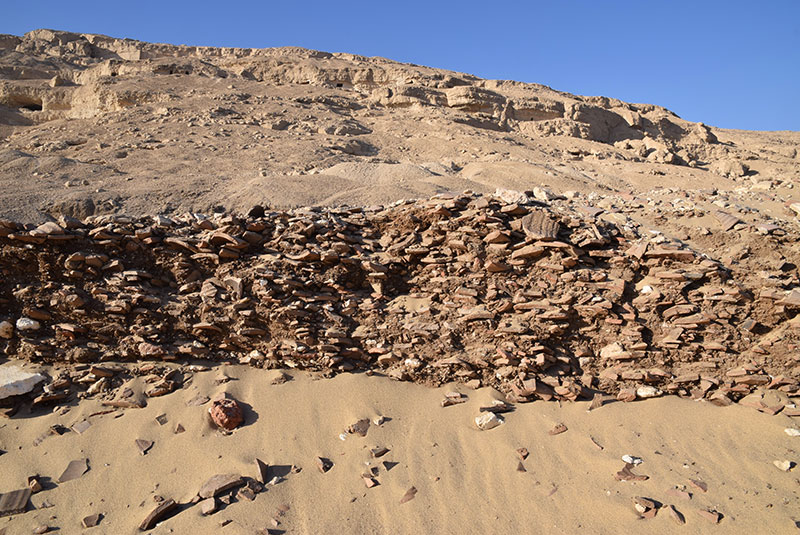 Athribis : décharge aux ostraca